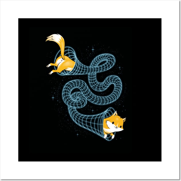 Wormhole Cat Wall Art by Tobe_Fonseca